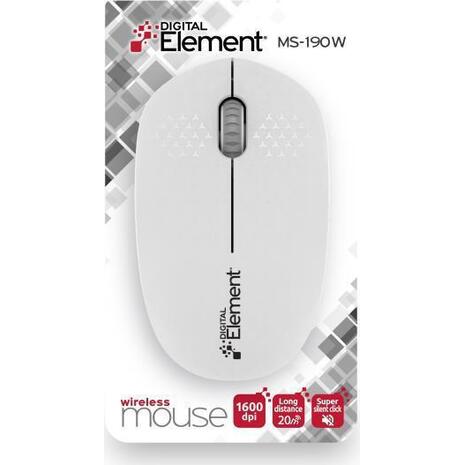 Ασύρματο ποντίκι Element MS-190W Λευκό